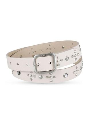 Стильный женский ремень levi's со стразами
