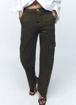 Прямые джинсы zara