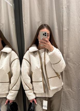 Куртка шуба zara