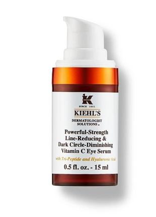 Концентрат проти зморщок для шкіри навколо очей з вітаміном с kiehl`s dermatologist solutions