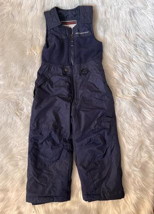 Зимние штаны полукомбинезон weatherproof на 4 года