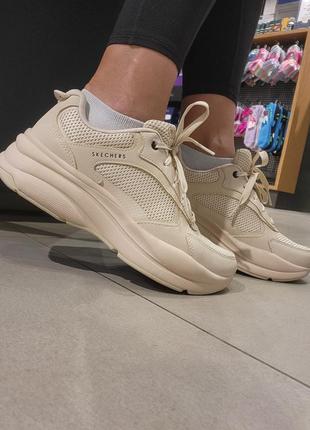 Кроссовки женские skechers оригинал 177402 sand2 фото