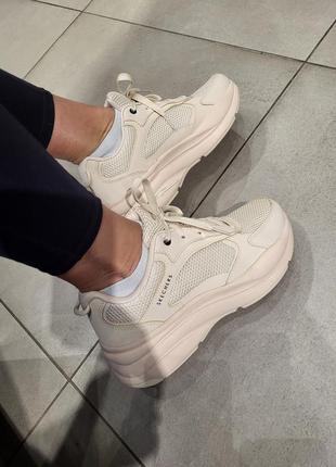 Кроссовки женские skechers оригинал 177402 sand