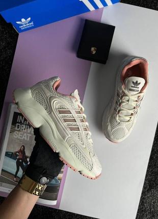 Женские кроссовки adidas football originals ozmillen soft pink