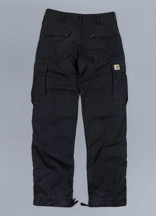 Брюки carhartt wip cargo pants оригинал размер 30 х 32 черные винтаж
