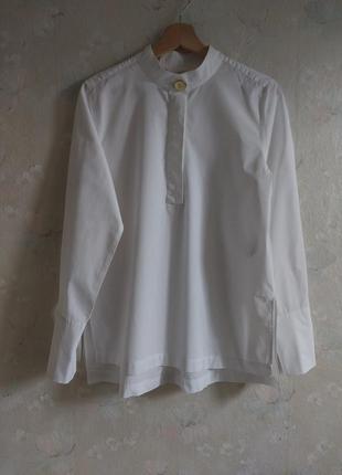 Женская белая рубашка h&amp;msk10 s 44р.,