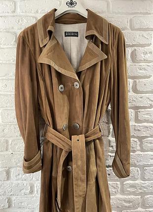 Замшевый плащ fratelli rossetti