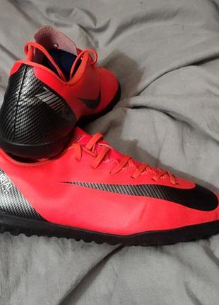 ‼️сороконожки бутсы nike mercurialx vaporx cr7 timempo 42р 42.5р оригинал
