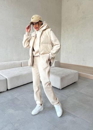 Теплый костюм в стиле miu