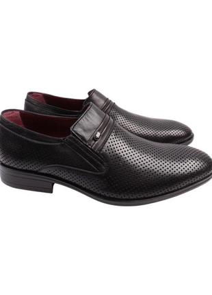 Туфлі чоловічі copalo чорні натуральна шкіра, 40