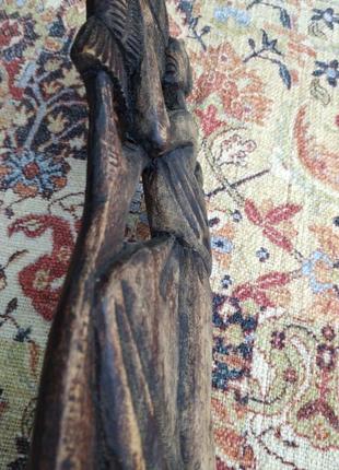 Панно настінне, вирізане із дерева. африка.