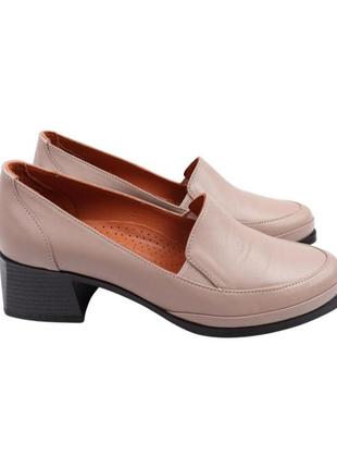 Туфли женские phany капучино натуральная кожа, 36