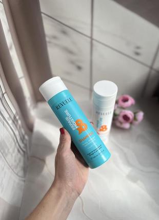 Кондиционер для волос сухих, поврежденных, ломких revuele repair &amp; moisture conditioner увлажняющий