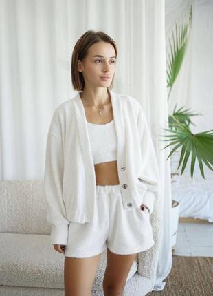 Пижамный костюм тройка