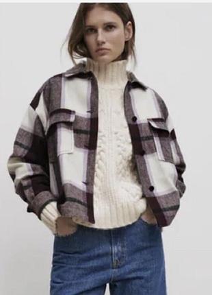 Рубашка сорочка куртка zara
