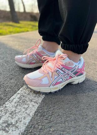 Жіночі кросівки asics gel-kahana 8 beige pink, асікс жіночі 36 ромір