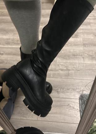 Ботильоны (сапоги) на платформе