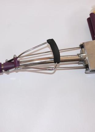 Швабра для мытья пола стен с двойным отжимом и пластиковым основанием телескопическая выдвижная