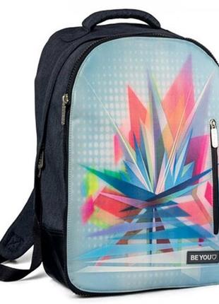 Рюкзак школьный ортопедический анатомический для девочки с. кожанной подкладкой