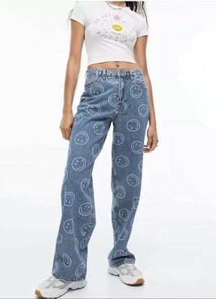 Стильні якісні джинси smile від бренду h&m5 фото