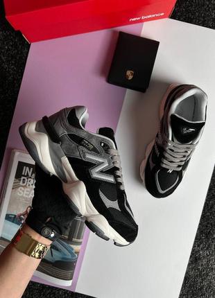 Жіночі кросівки new balance 9060 black beige