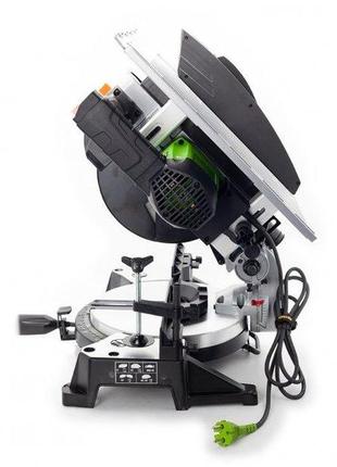 Стационарная циркулярная-торцовочная пила procraft (cms25), зелений