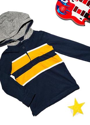 Кофта реглан лонгслив поло