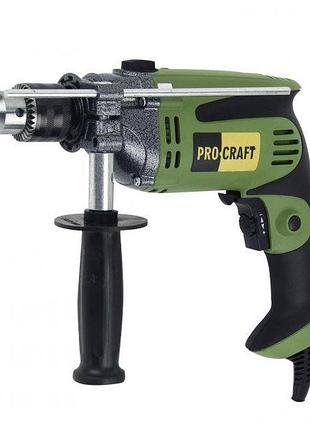 Дриль ударна procraft ps1050, зелений