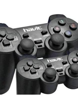 Провідний геймпад havit hv-g61 double usb black