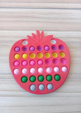 Сенсорная игрушка большое яблоко simple dimple поп ит антистресс