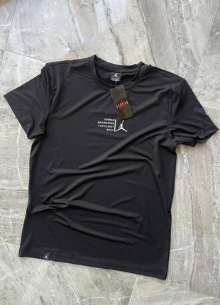 Футболка jordan dri-fit чорна чоловіча