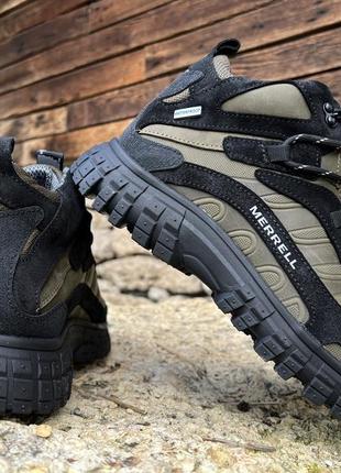 Кроссовки зимние термо ботинки merrell moab speed gtx