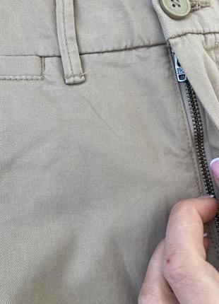 Песочные мужские коттоновые штаны3 фото