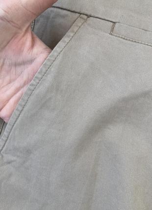 Песочные мужские коттоновые штаны4 фото