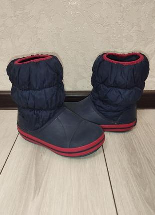 Зимові чоботи, сапожки крокс crocs winter puff boot, с12