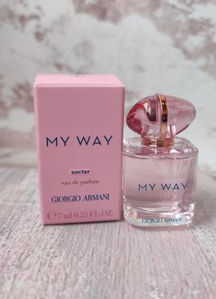 Миниатюра парфюма giorgio armani my way nectar