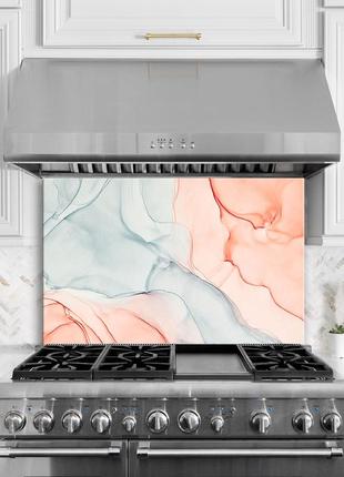 Cкляна панель для кухні novellaprint "переливи мармуру" 60х40см (1070.1)