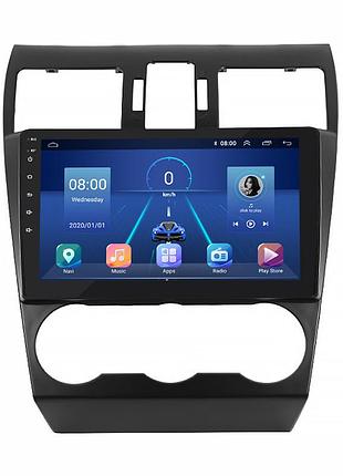 Штатна магнітола lesko для subaru impreza iv 2011-2015 екран 9" 2/32gb 4g wi-fi gps top