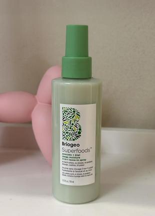 Несмываемый спрей кондиционер briogeo superfood avocado + kiwi moisture leave-in conditioner