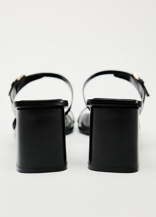 Босоножки, босоножки зара, кожаные босоножки зара3 фото