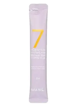 Гель для душа с ароматом жасмина и мускуса masil 7 ceramide perfume shower gel white musk 8ml