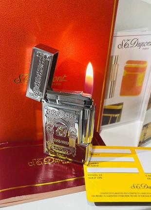 Новая s.t dupont зажигалка газовая ligne 2 подарок зажигалка дюпон9 фото