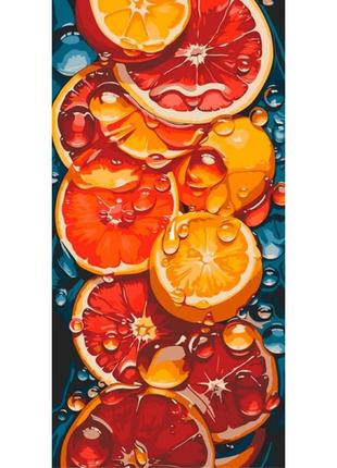 Картина за номерами "сочний цитрус" artcraft 40*80 см