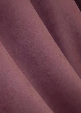 Шторна тканина мікровелюр, колекція petek. колір пурпурний