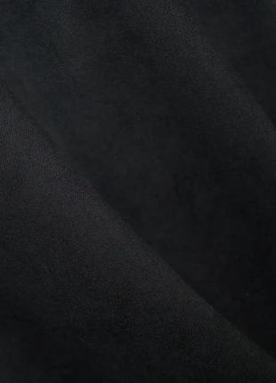 Шторна тканина мікровелюр, колекція petek. колір чорний