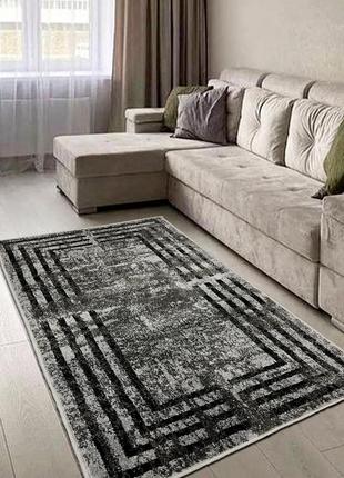 Ковер 2.0 х 4.0 м espresso d.grey / l.grey  08559a