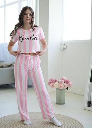 Пижама женская с брюками m 44-46