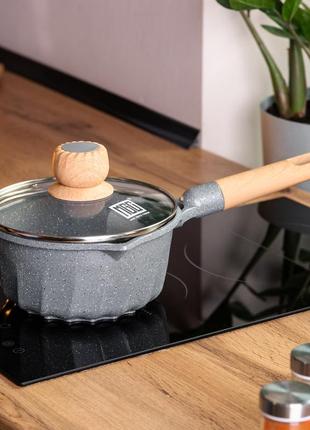 Сотейник с антипригарным покрытием 2,9 л с толстым дном ø 18 см mgc