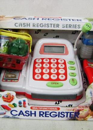 Игровой набор супермаркет 7300 батар. касса, продукты, свет, звук