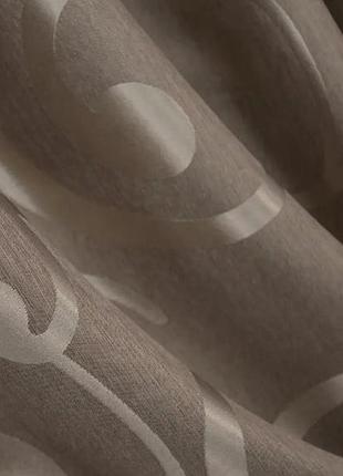 Шторна тканина жакард. колір какао